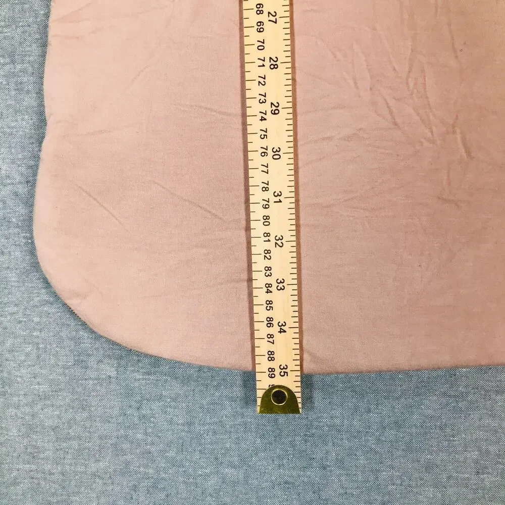 Kyte Baby Wearable Sleep Sack Medium 1.0 Tog Bamboo Full Zip Pink Flaw AX15